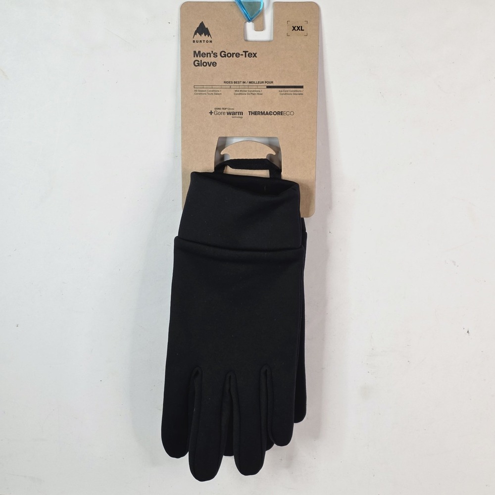 Burton Men's Gore-TEX Gloves LINING INSERTS ONLY XXL Thermacore Black